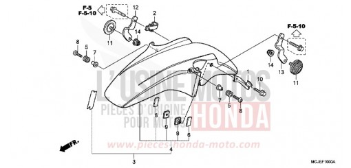 AILE AVANT CBF1000FAC de 2012
